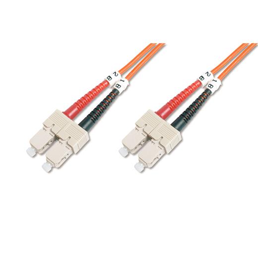 Dk-2522-02 Digitus Sc-Sc Fiber Optik Patch Kablo, 2 Metre, Multimode, Duplex, 50/125   