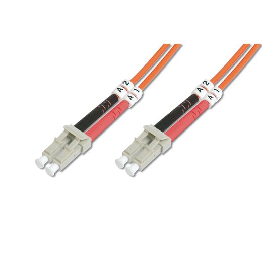 Dk-2533-01 Digitus Lc-Lc Fiber Optik Patch Kablo, 1 Metre, Multimode, Duplex, 50/125 