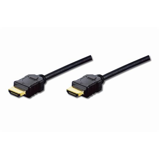 Ak-330114-050-S Digitus Hdmı High Speed With Ethernet Bağlantı Kablosu (Hdmı 1.3), Full Hd, 1080P, Hdmı Tip A Erkek - Hdmı Tip A Erkek, 5 Metre, Çift Kat Zırhlı, Altın Kaplama, Siyah Renk