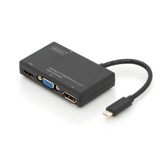 Da-70848 Digitus Usb 3.0 (Usb Tip C) ≪-≫ Displayport (Dp) + Hdmı + Dvı + Vga Grafik Adaptörü≪Br≫
Giriş: 1 X Usb Tip C Erkek (Bilgisayar Bağlantısı)≪Br≫
Çıkış: 1 X Displayport (Dp) 1.2 Dişi ≪Br≫
1 X Hdmı 2.0 A (19-Pin) Dişi