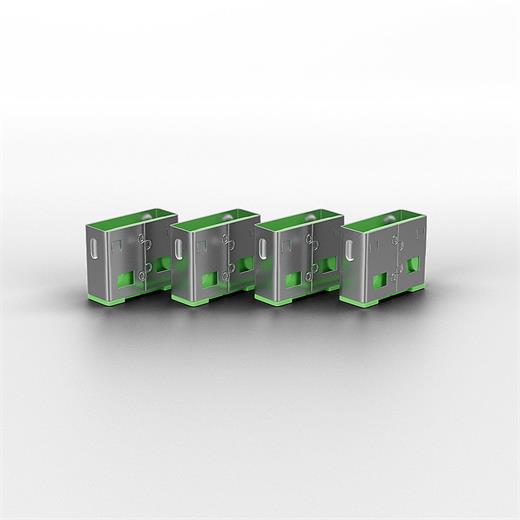 Lın-40461 Usb A Tipi Port Kilidi (Anahtar Hariç) – 10’Lu Paket, Yeşil Renk≪Br≫
Lın-40451 &Amp; Lın-40621 İle Birlikte Kullanılır≪Br≫
Usb Type A Port Blockers (Without Key) - Pack Of 10, Green≪Br≫
For Use With 40451 &Amp; 40621