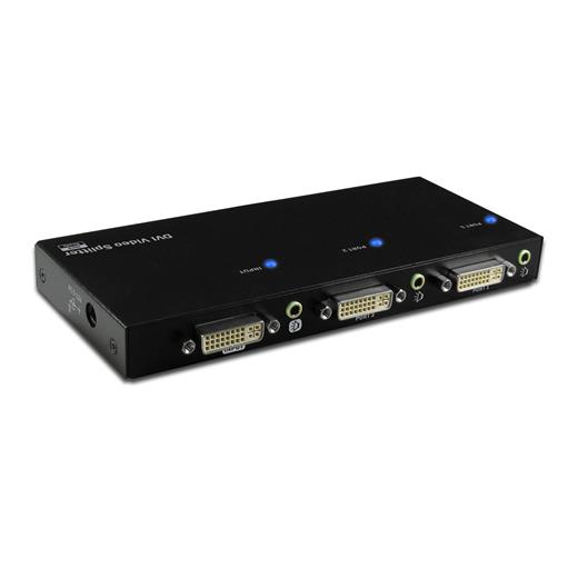 Ds-41211 Digitus Dvı Monitör/Ses Sinyali Çoklayıcısı, 1 Pc-2 Monitör/Hoparlör, 1 X Dvı/Dişi + Ses (Ekran Girişi) - 2 X Dvı/Dişi + Ses (Ekran Çıkışı)