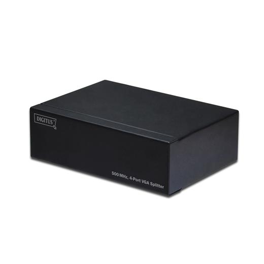 Ds-42110 Digitus 4’Lü Vga Video Çoklayıcı (4 Port Vga Splitter), 2048 X 1536 Dpi, 500 Mhz. Videobant Genişliği