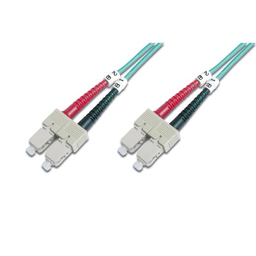 Dk-2522-05/3 Digitus Sc-Sc Fiber Optik Patch Kablo, 5 Metre, Multimode, Duplex, 50/125, Om3