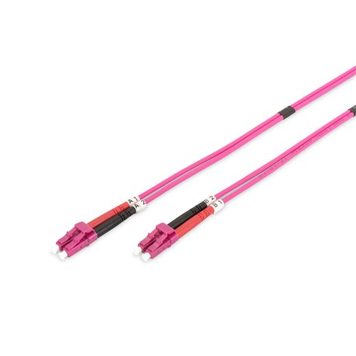 Dk-2533-10/4 Digitus Lc-Lc Fiber Optik Patch Kablo, 10 Metre, Multimode, Duplex, 50/125, Lszh, Om4 3.0Mm