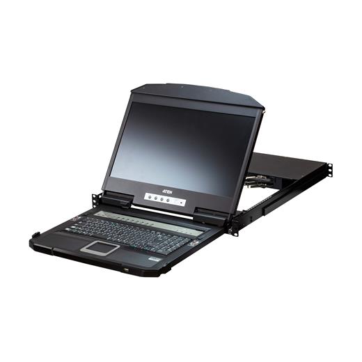 Aten-Cl3884Nwt 4-Port Usb Hdmı Çoklu Ekran Destekleyen Ve Çift Ray Üzerinde Hareket Edebilen Geniş Ekran  Türkçe Klavyeli Lcd Kvm Switch≪Br≫
4-Port Usb Hdmı Multi-View Dual Rail Widescreen  Turkish Keyboard Lcd Kvm Switch
