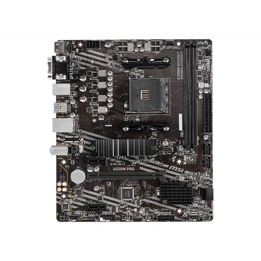 MSI A520M PRO DDR4 4600/1866Mhz M.2 MATX AM4