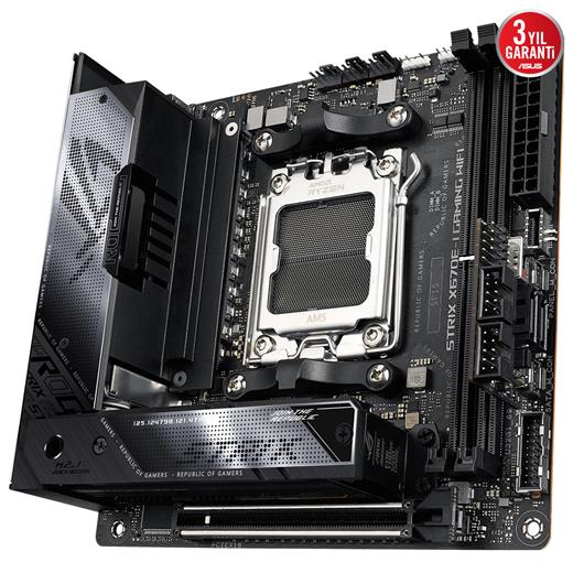Asus Rog Strıx X670E-I Gamıng Wıfı Ddr5 6400(Oc)Mhz Am5 