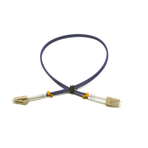 Bc-Fo-5Lclc-0.5/4 Beek Lc-Lc Fiber Optik Patch Kablo, Multimode Om 4 50/125 Duplex, 3.0Mm, Lszh, 0,5 Metre