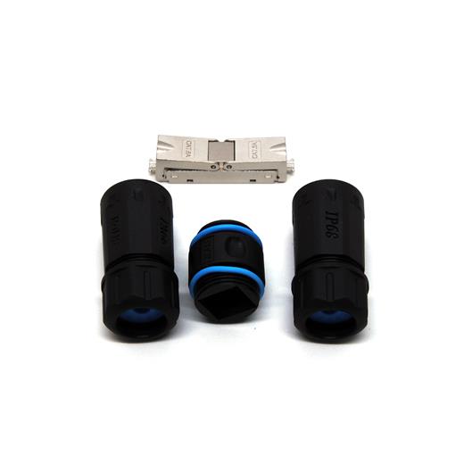 Bn-Out-S6A-Idc Ip68 Outdoor Coupler For Lan Cableextension Cat6A Stpıdc To Idc