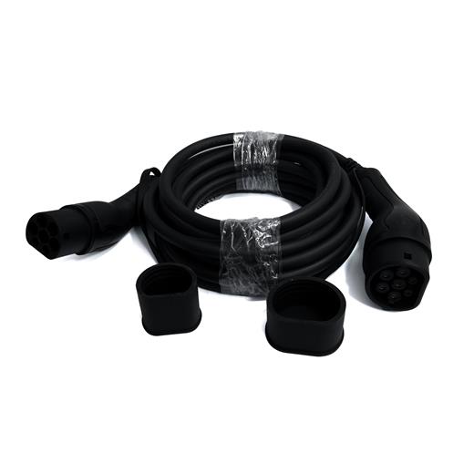 Bc-Ev-Cc16-750 Type2 To Type2 Iec Ev Charging Cable400V / 16A11Kwıp55Straight Tpu Cable, 7.5M