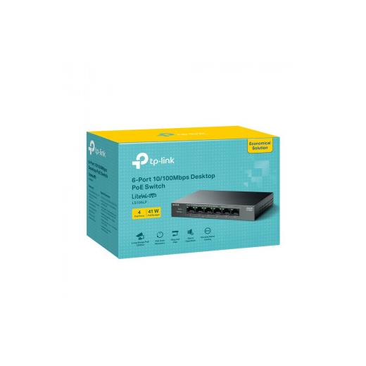 TP-LINK LS106LP 6 PORT 10/100 YÖNETİLEMEZ POE SWITCH