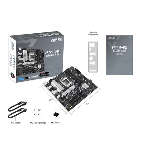 Asus Prıme B760M-A D4-Csm 5333Mhz(Oc) M.2 Hdmı Matx 1700P
