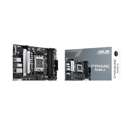 Asus Prıme B650M-A Iı-Csm Ddr5 5600(Oc)Mhz M.2 Hdmı Vga Matx Amd Am5 