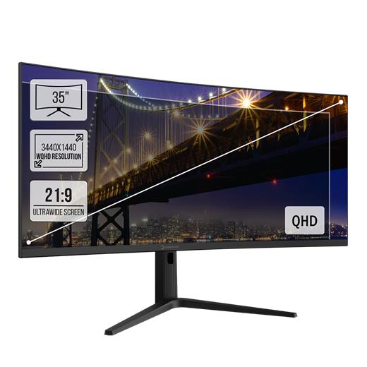 35 GAMEPOWER WQ35 180HZ 1MS WQHD CURVED MONITOR