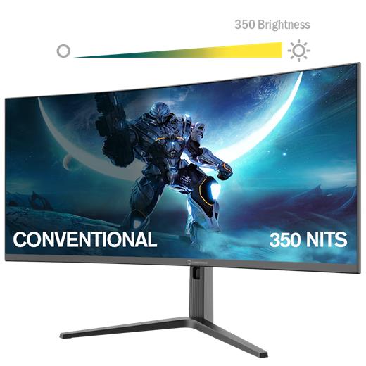 35 GAMEPOWER WQ35 180HZ 1MS WQHD CURVED MONITOR