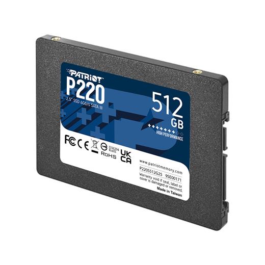 Patriot P220 512Gb 550/500Mb/S 2.5