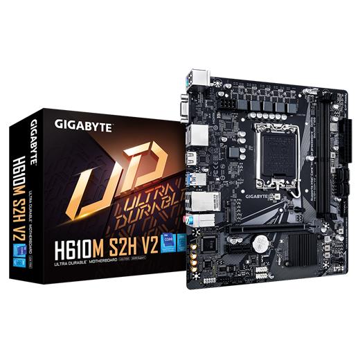 Gıgabyte H610M S2H V2 Ddr5 5600Mhz D-Sub Hdmı Dp Matx 1700P 
