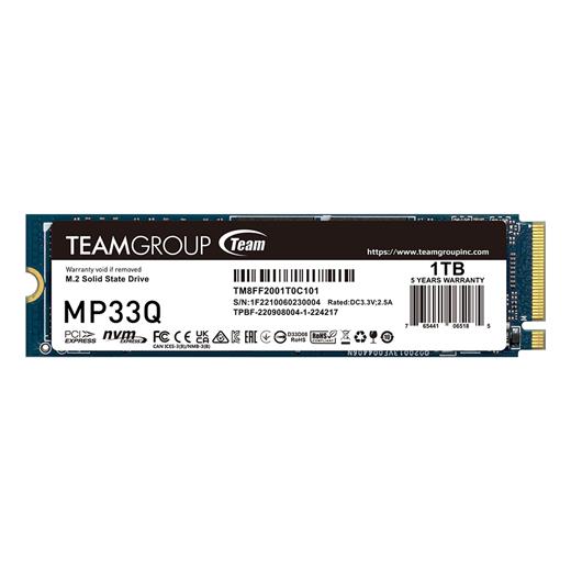 Team Mp33Q Pro 1Tb 2900/1850Mb/S Nvme Pcıe Gen3X4 M.2 Ssd Disk (Tm8Ff2001T0C101)