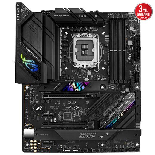 Asus Rog Strıx B760-F Gamıng Wıfı Ddr5 Dp Hdmı 3Xm2 Usb3.2 Wifi Bt Rgb Lan Atx 1700P 