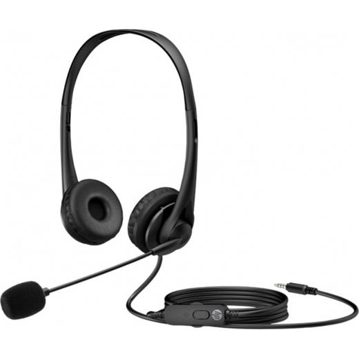 HP G2 Stereo 3.5mm Kablolu Kulak Üstü Kulaklık - Siyah - 428H6AA