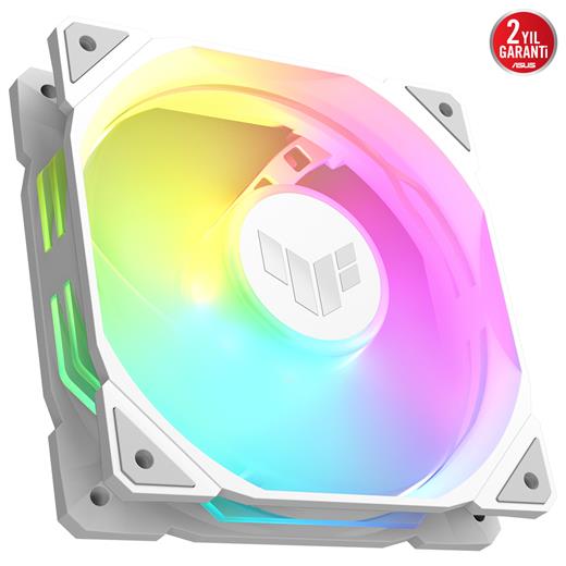 Asus Tuf Tr120 120Mm Argb Reverse 3In1 Beyaz Kasa Fanı