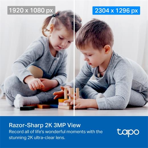 TP-LINK TAPO C210 360° KABLOSUZ IP KAMERA 2K TAPO C210