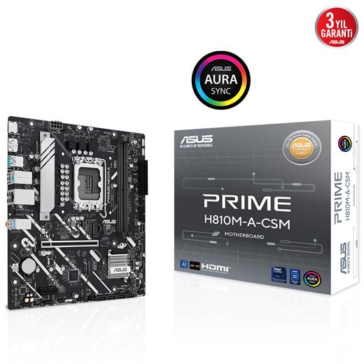 Asus Prıme H810M-A-Csm Soket 1851 Anakart