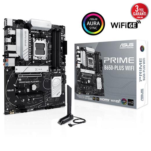 Asus Prıme B650-Plus Wıfı Ddr5 Am5 Dp Hdmı Atx Anakart