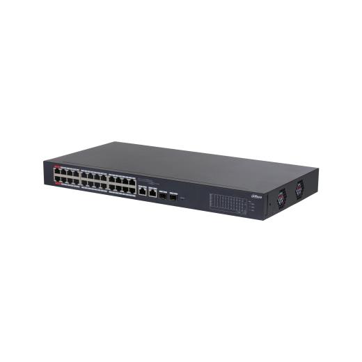 Dahua Dh-Cs4226-24Et-240 24 Port 24Xfe-2Xge/Sfp Yönetilebilir 240W Poe Switch