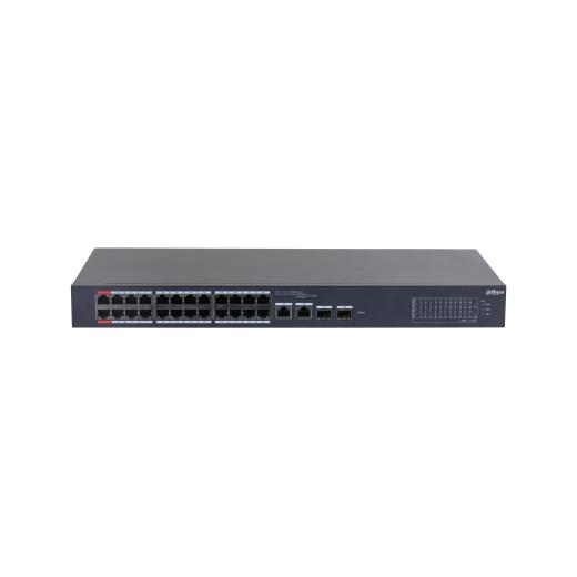 Dahua Dh-Cs4226-24Et-240 24 Port 24Xfe-2Xge/Sfp Yönetilebilir 240W Poe Switch