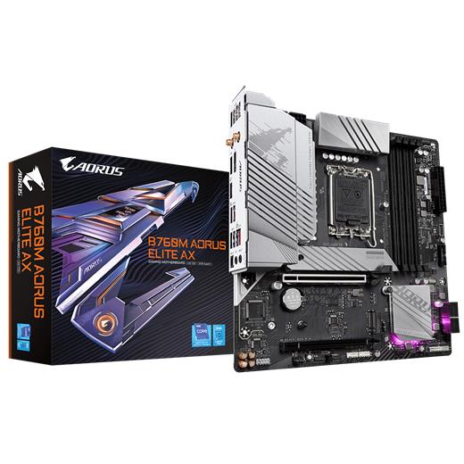 Gıgabyte B760M Aorus Elıte Ax 5333Mhz(Oc) Ddr5 M.2 Matx 1700P