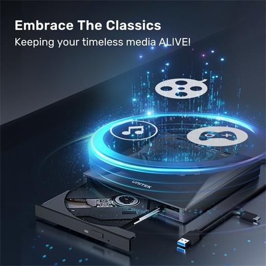 Unıtek Harici Dvd-Rw Type-C/A+5İn1 Dock Statıon (T1037A01)