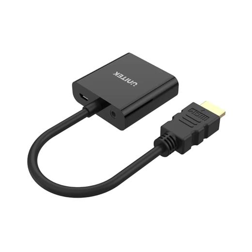 Unıtek Hdmı To Vga Dönüştürücü Ses Destekli 1080P&60Hz (Y-6333)
