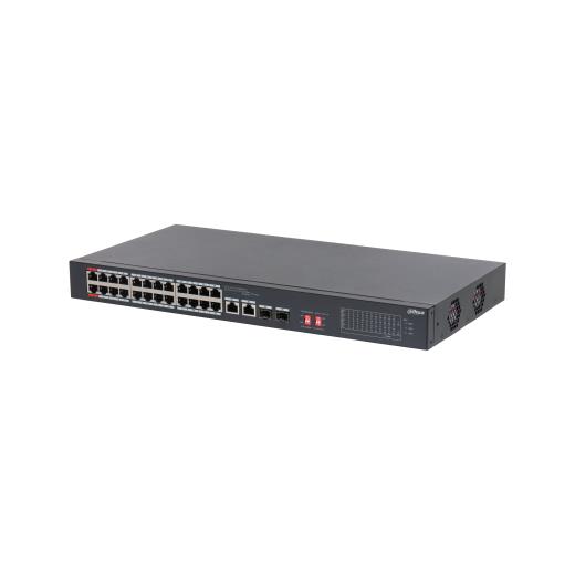 Dahua S3226-24Et-240 24 Port 24Xfe-2Xge-2X1Ge/Sfp 240W Poe Switch