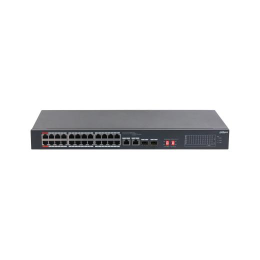 Dahua S3226-24Et-240 24 Port 24Xfe-2Xge-2X1Ge/Sfp 240W Poe Switch