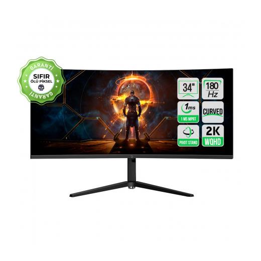 34 GAMEPOWER WQ34 CURVED 1MS 180Hz MONITOR