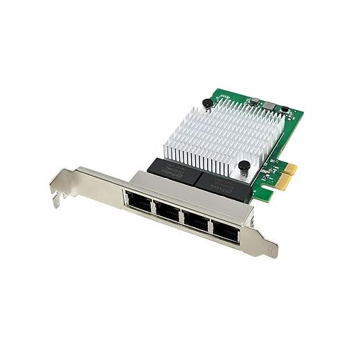 Open Smart 4 Port Realtek RTL8111H 1GbE PCIe X1 Ethernet Kart - OPS7387RTL