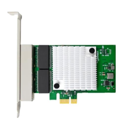 Open Smart 4 Port Realtek RTL8111H 1GbE PCIe X1 Ethernet Kart - OPS7387RTL