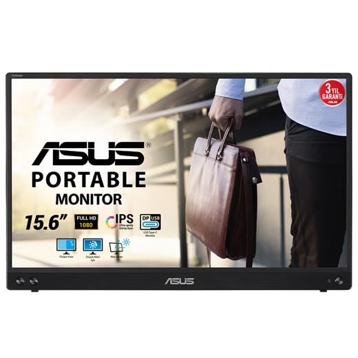 15.6 Asus Zenscreen Mb16Acv 5Ms 60Hz Ips Fhd 
