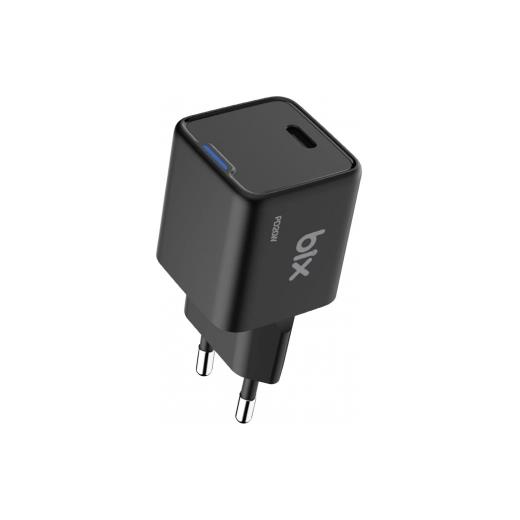 Bix BX1P20G GaN 20W Type-C PD Akım Korumalı ve LED Göstergeli Hızlı Şarj Cihazı Beyaz