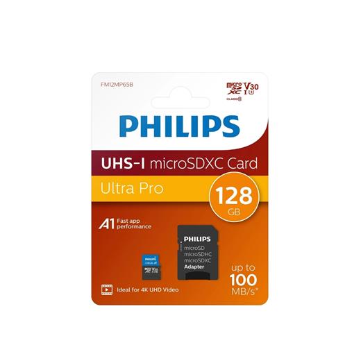 Phılıps 128Gb Mıcro Sdxc 100 Mb/S C10 Fm12Mp65B/00