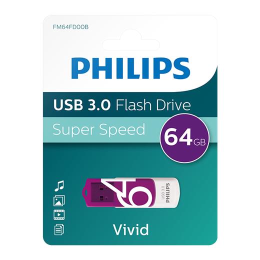 Phılıps 64Gb Usb 3.0 100/150Mb/S Fm64Fd00B/00
