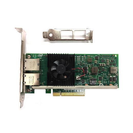 Intel X540-T2 Dual / 2 Port 10GbE PCI-E X8 Ethernet Kart