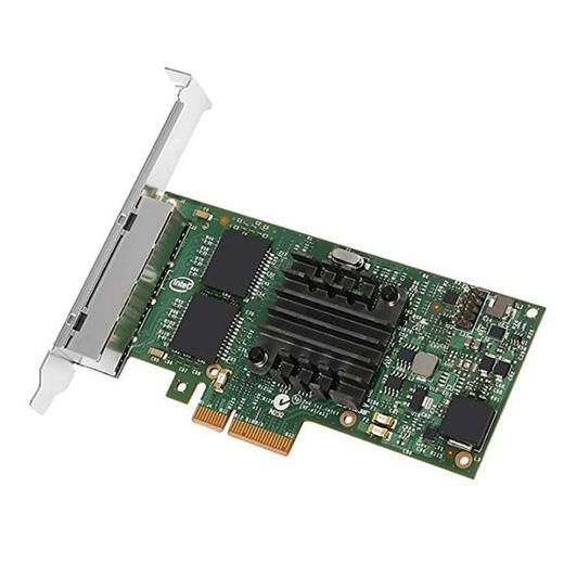 Intel I350-T4 Quad / 4 Port Gigabit PCI-E X4 Ethernet Kart - I350T4BLK