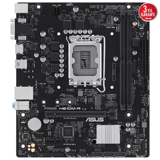 Asus Prıme H610M-R D5-Sı  Ddr5 3200(Oc) Matx 1700P