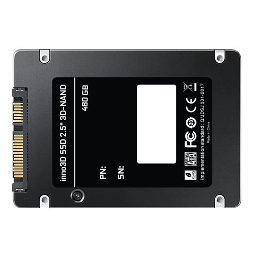 480Gb Inno3D 3D-Nand Ssd 510/480Mb/S