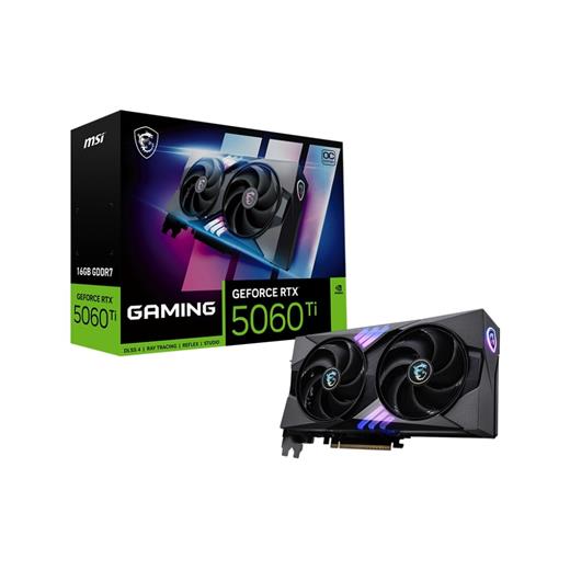 Msı Vga Geforce Rtx 5060 Tı 16Gb Gddr7 128B Dx12 Pcıe 5.0 X16 (3Xdp 1Xhdmı)