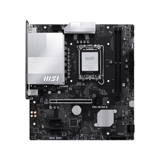 Msı Pro H810M-B Ddr5 6400Mhz (Oc) M.2 Matx 1851P