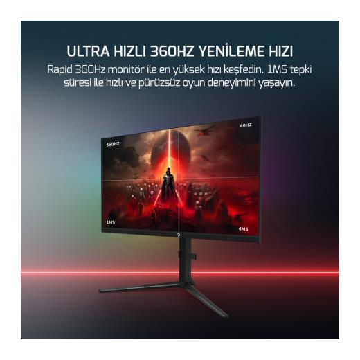 27 GAMEPOWER RAPID RGB FLAT 1MS 360Hz MONITOR